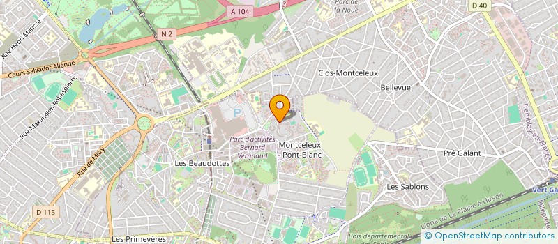 localisation de l'entreprise ECO CAR à SEVRAN
