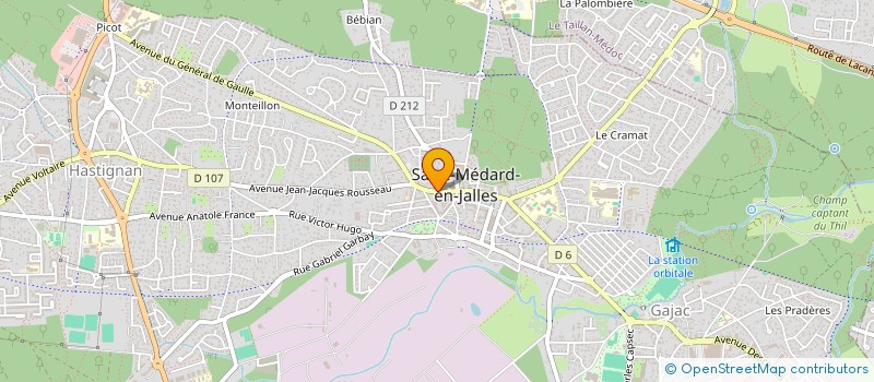 localisation de l'entreprise ECO-CARTOUCHE SYSTEME  SAINT-MEDARD-EN-JALLES