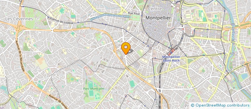 localisation de l'entreprise ECO CARTOUCHES DIFFUSION à MONTPELLIER