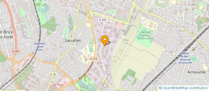 localisation de l'entreprise ECO-CASH  PUISEUX-EN-FRANCE