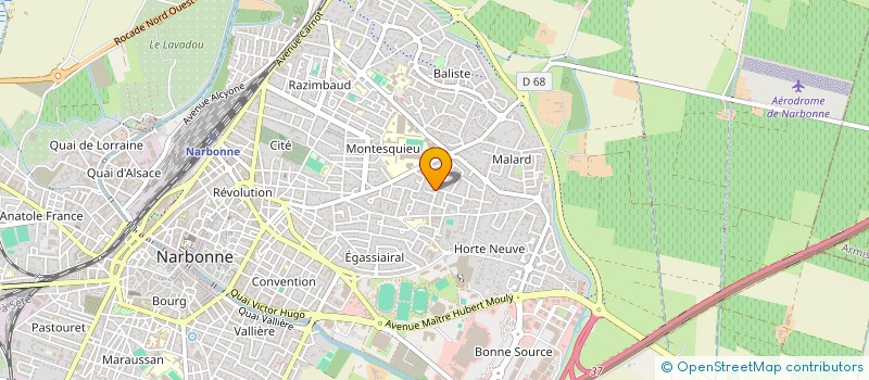 localisation de l'entreprise ECO CERAMIQUE à MONTREDON-DES-CORBIERES