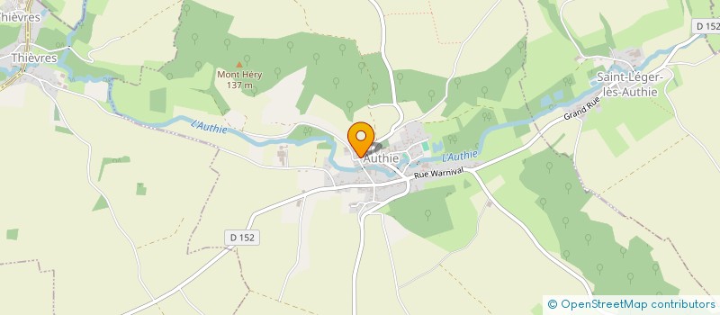 localisation de l'entreprise ECO CHAUFF 80  AUTHIE