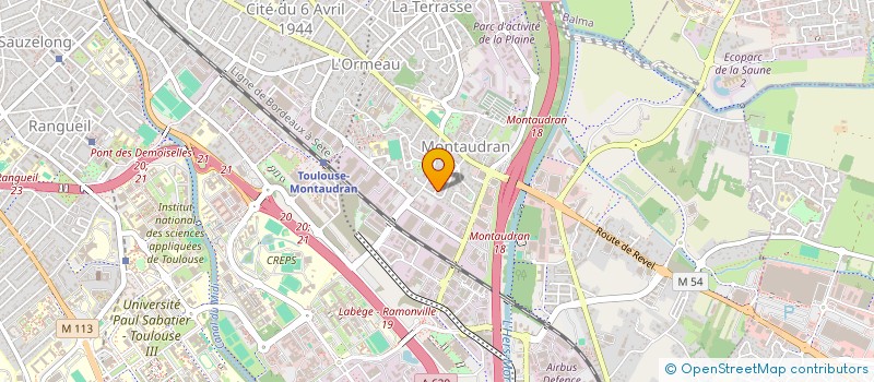 localisation de l'entreprise ECO CHAUFFAGE 31 à TOULOUSE