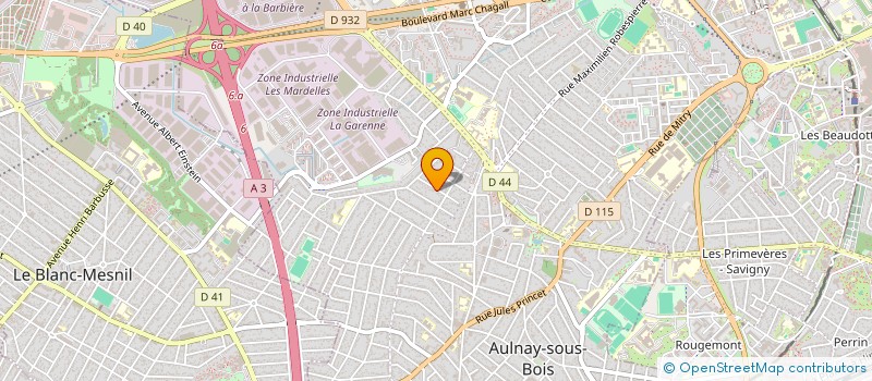 localisation de l'entreprise ECO CHAUFFE à AULNAY-SOUS-BOIS