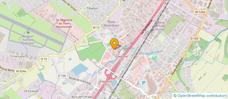 localisation de l'entreprise ECO'CIT à TOULOUSE