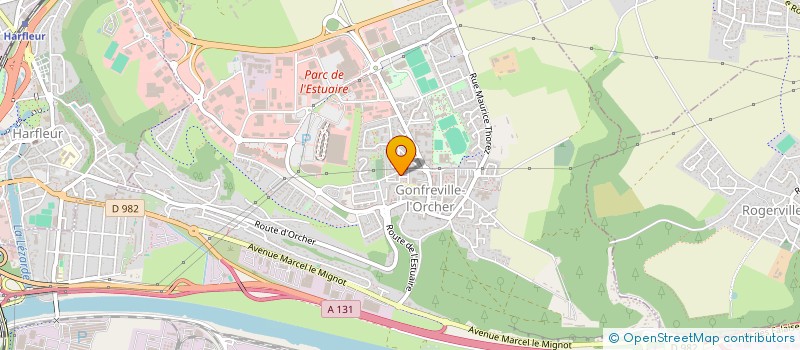 localisation de l'entreprise ECO CITOYENNE GONFREVILLAISE  GONFREVILLE-L'ORCHER