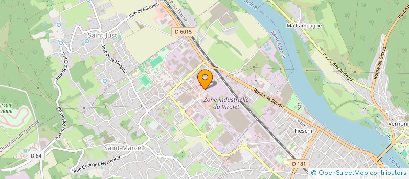 localisation de l'entreprise ECO'CLEAN à SAINT-MARCEL