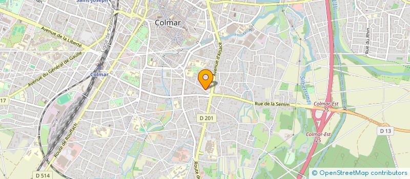 localisation de l'entreprise ECO'CLEAN  COLMAR