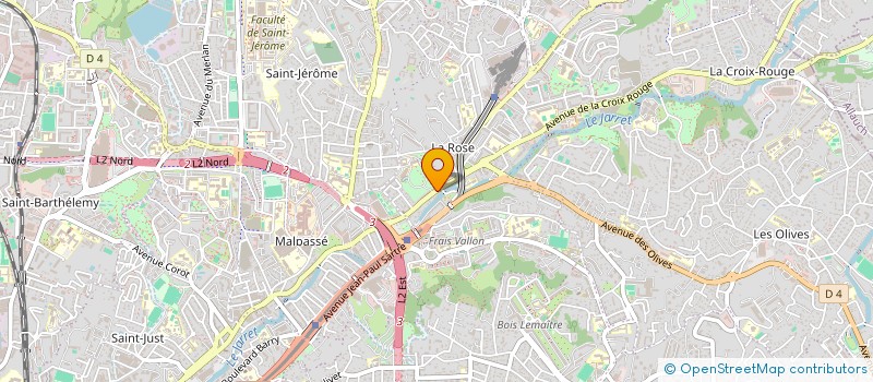 localisation de l'entreprise ECO-CLEAN FRANCE  MARSEILLE
