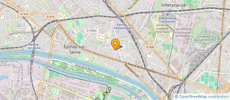 localisation de l'entreprise ECO-CLEAN PRO NETTOYAGE à EPINAY-SUR-SEINE