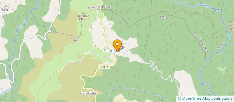 localisation de l'entreprise ECO CLEAN ROUSSILLON  SAINT-MARSAL