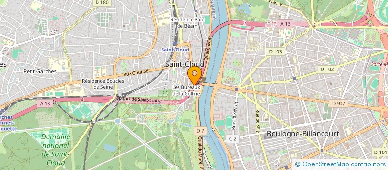 localisation de l'entreprise ECO CLEAN SERVICES à SAINT-CLOUD