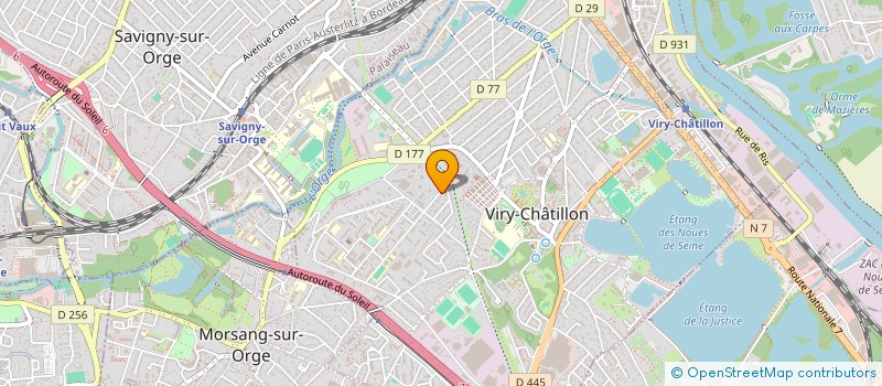 localisation de l'entreprise ECO CLEANER à VIRY-CHATILLON