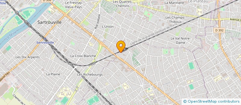 localisation de l'entreprise ECO-CLIM à HOUILLES