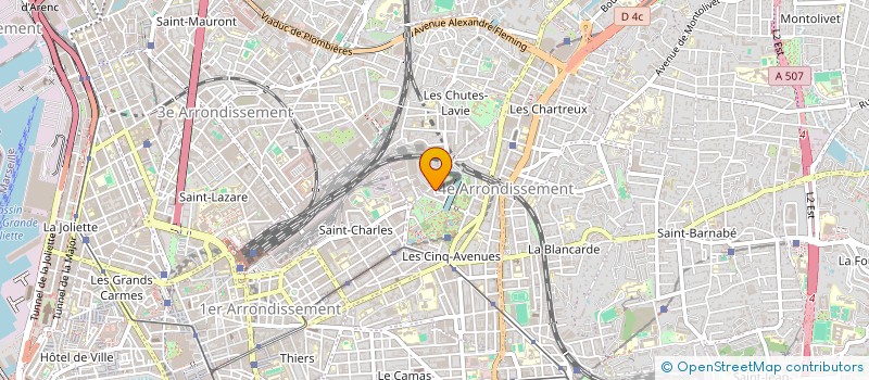 localisation de l'entreprise ECO-CLIM  MARSEILLE