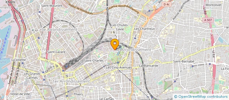 localisation de l'entreprise ECO CLIM SERVICES à MARSEILLE