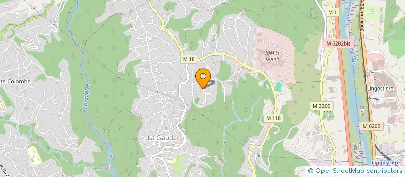 localisation de l'entreprise ECO CLIM SYSTEM  LA GAUDE