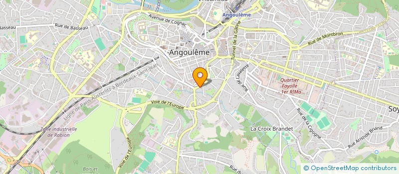 localisation de l'entreprise ECO CLINE à ANGOULEME