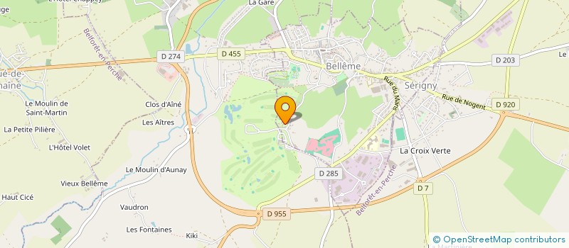 localisation de l'entreprise ECO-COACH à BELLEME