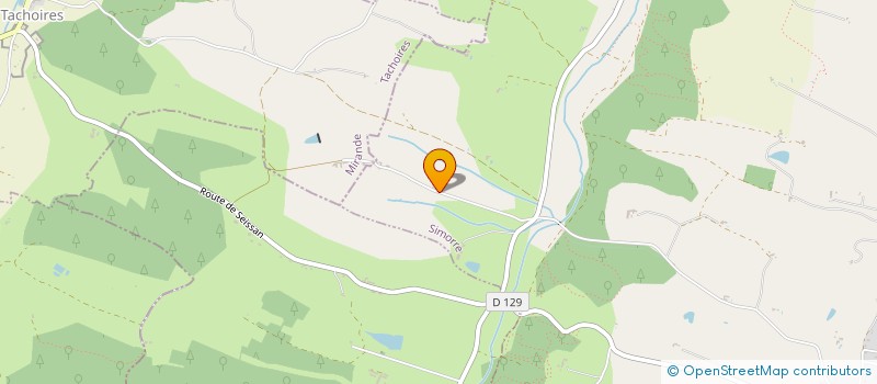 localisation de l'entreprise ECO-COHOUSING SIMORRE  SIMORRE