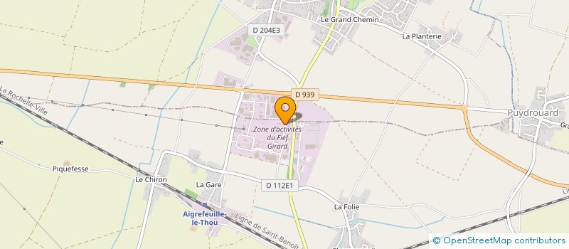 localisation de l'entreprise ECO COMPTA  LE THOU