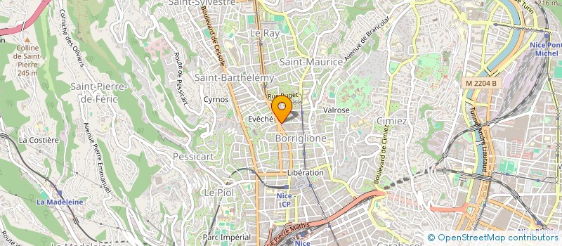 localisation de l'entreprise ECO-CONCEPT  NICE