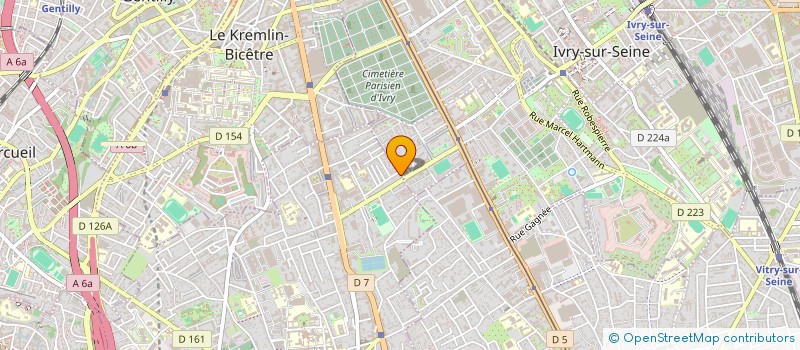 localisation de l'entreprise ECO CONCEPT  VILLEJUIF