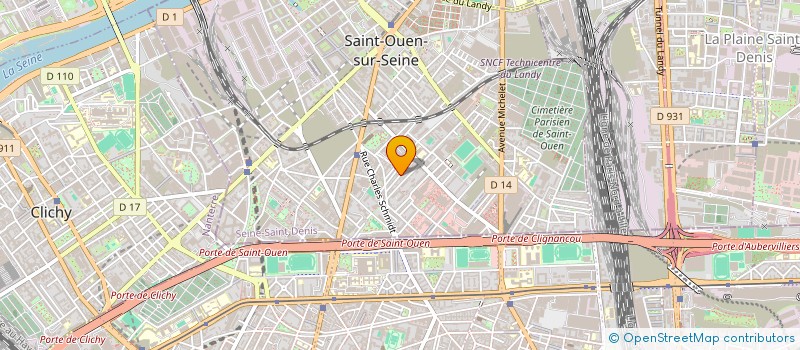 localisation de l'entreprise ECO-CONCEPT à SAINT-OUEN-SUR-SEINE
