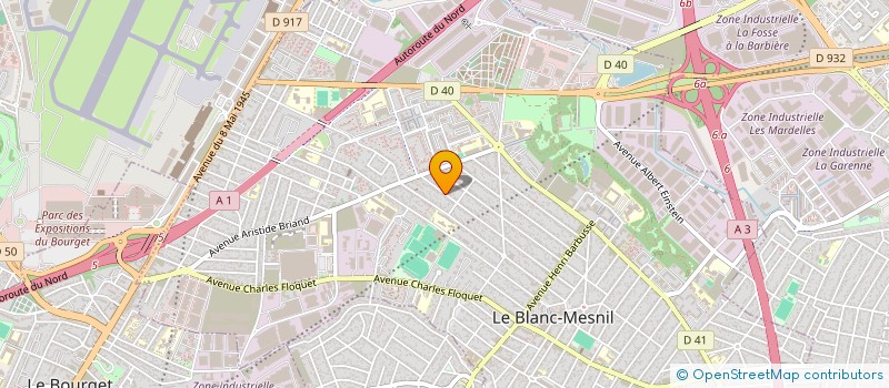 localisation de l'entreprise ECO CONCEPT à LE BLANC-MESNIL
