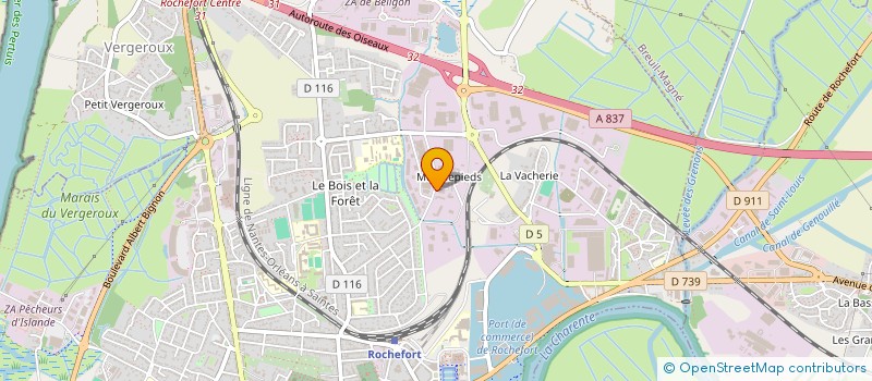 localisation de l'entreprise ECO CONCEPT DISTRIBUTION à ROCHEFORT