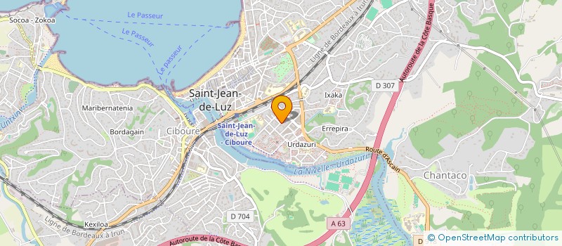 localisation de l'entreprise ECO CONCEPT HABITAT-ECH à SAINT-JEAN-DE-LUZ