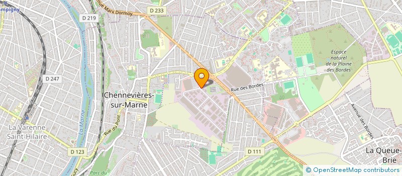 localisation de l'entreprise ECO CONCEPTION CONSEIL à CHENNEVIERES-SUR-MARNE