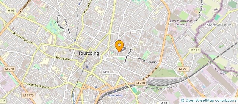 localisation de l'entreprise ECO CONFORT  TOURCOING