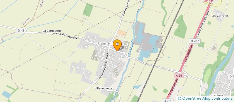 localisation de l'entreprise ECO-CONFORT  SAINT-HILAIRE