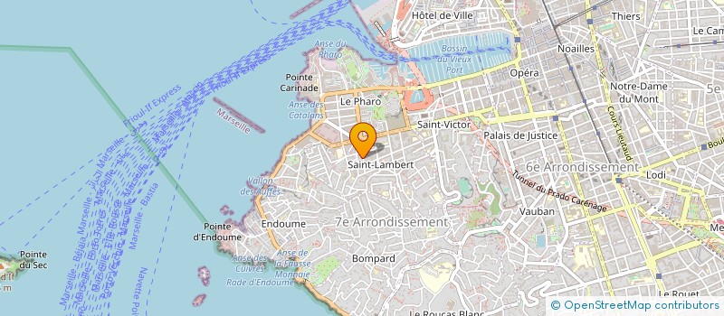 localisation de l'entreprise ECO CONFORT GENIE CLIMATIQUE  MARSEILLE