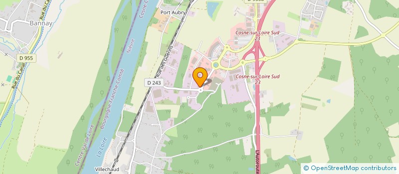 localisation de l'entreprise ECO CONSEIL à COSNE-COURS-SUR-LOIRE
