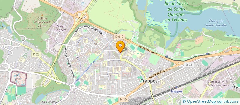 localisation de l'entreprise ECO CONSEIL HABITAT à TRAPPES