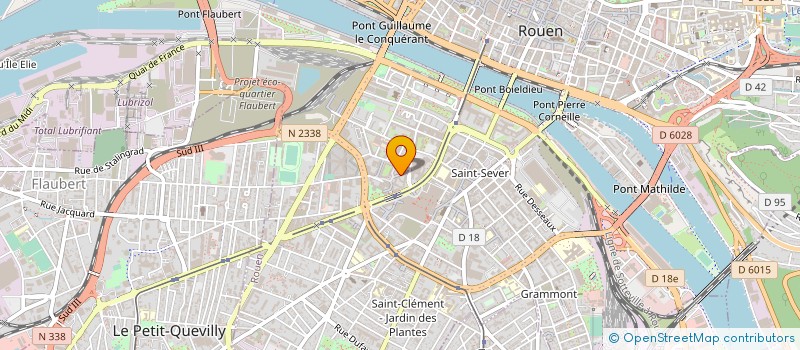localisation de l'entreprise ECO CONSEIL HABITAT à ROUEN