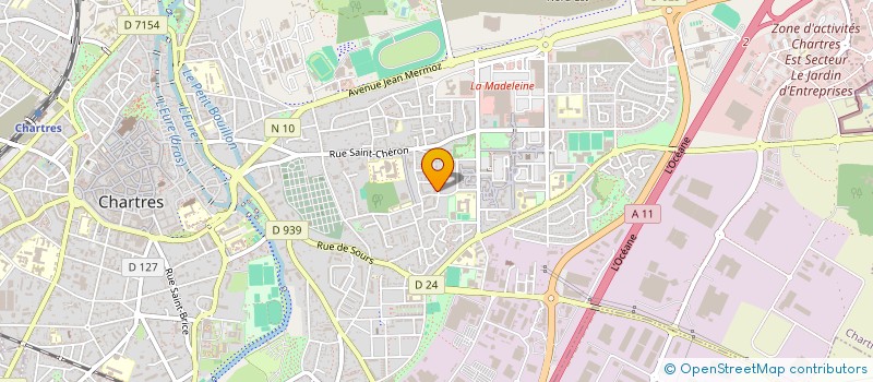localisation de l'entreprise ECO CONSEIL HABITAT à CHARTRES