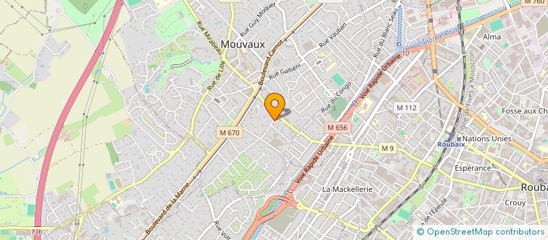 localisation de l'entreprise ECO CONSTRUCTEUR  MOUVAUX