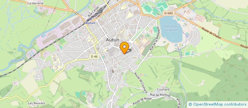 localisation de l'entreprise ECO-CONSTRUCTION à AUTUN