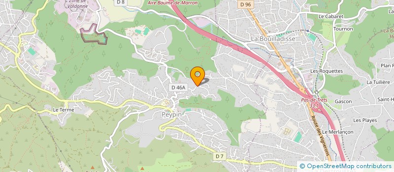 localisation de l'entreprise ECO CONSTRUCTION  PEYPIN