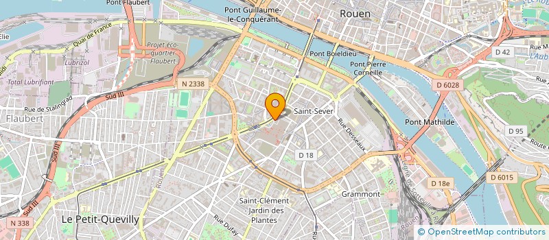 localisation de l'entreprise ECO CONSTRUCTION à ROUEN