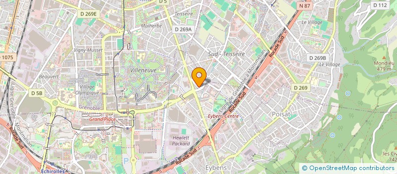 localisation de l'entreprise ECO.CONSTRUCTION  EYBENS