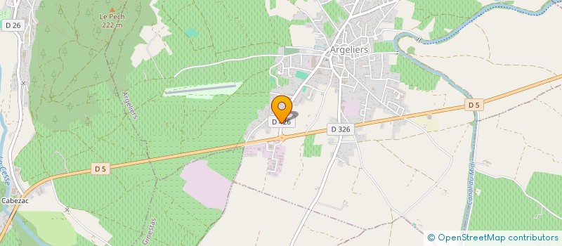 localisation de l'entreprise ECO CONSTRUCTION AUDOISE  ARGELIERS