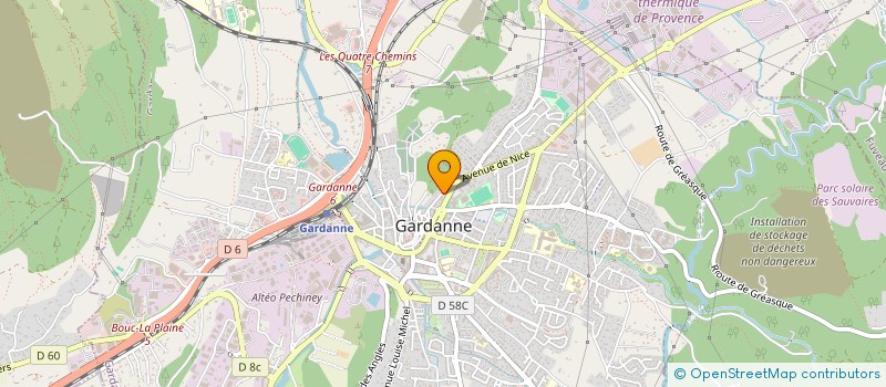 localisation de l'entreprise ECO CONSTRUCTION PRO à GARDANNE