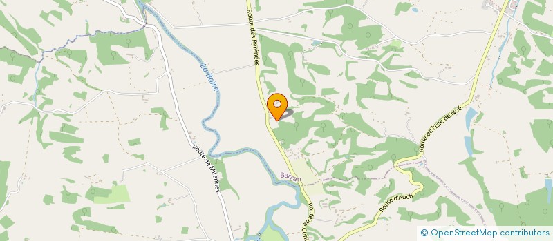 localisation de l'entreprise ECO CONSTRUCTION RENOVATION ISOLATION SERVICES  BARRAN