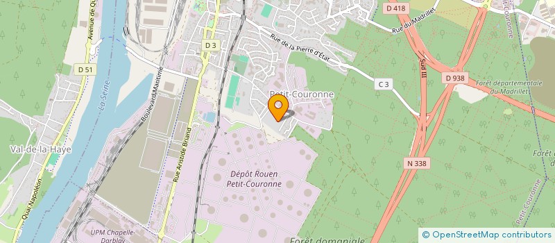 localisation de l'entreprise ECO CONSTRUCTIONS  PETIT-COURONNE