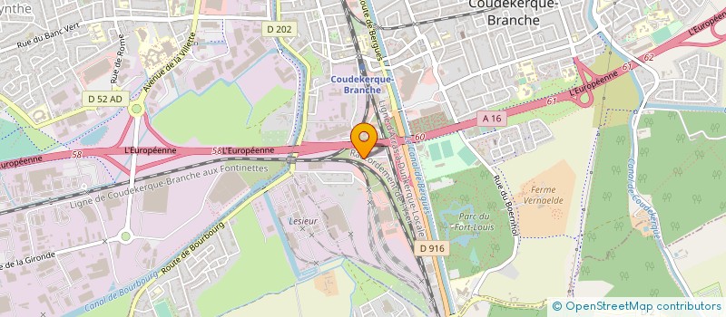 localisation de l'entreprise ECO CONSTRUIRE  COUDEKERQUE-BRANCHE