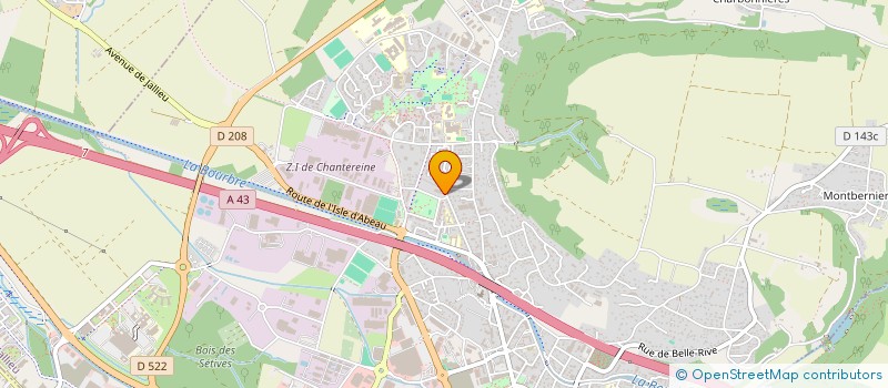 localisation de l'entreprise ECO CVC  NIVOLAS-VERMELLE